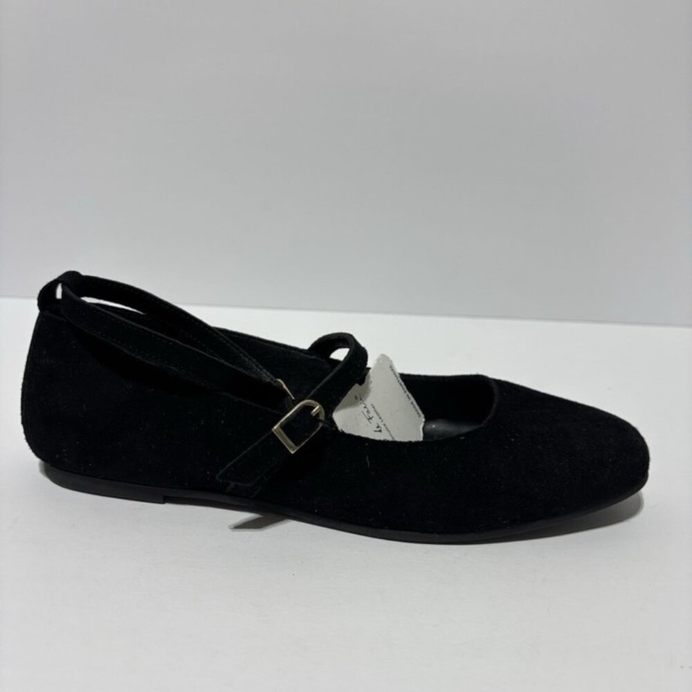 Antonio De Faria Women’s Iris Black Mary Jane Flats, Size 9 M